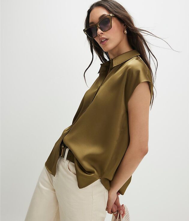 Chemise en satin