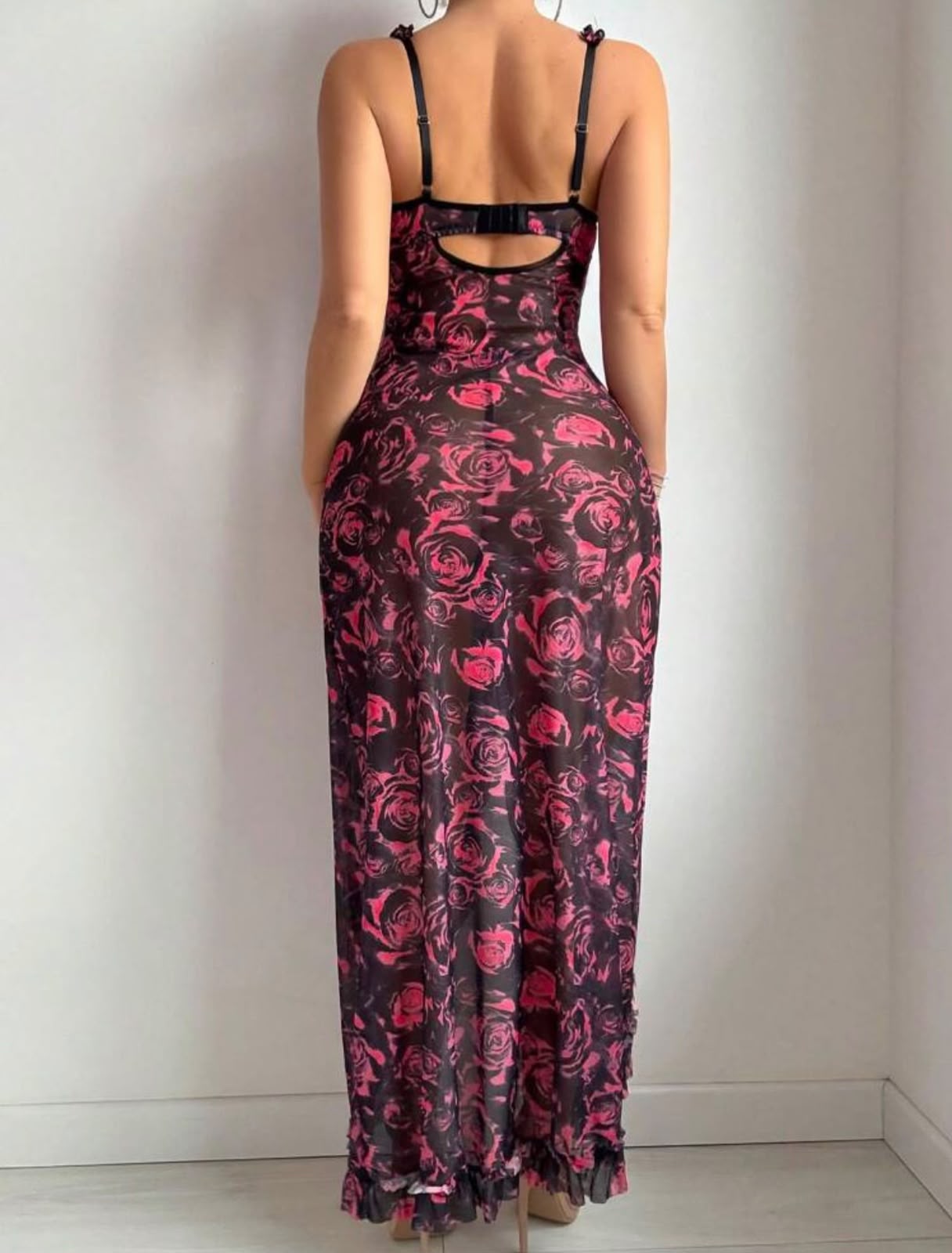 Nuisette mesh roses – Image 4